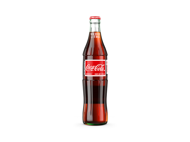 Coke Glass Bottle.