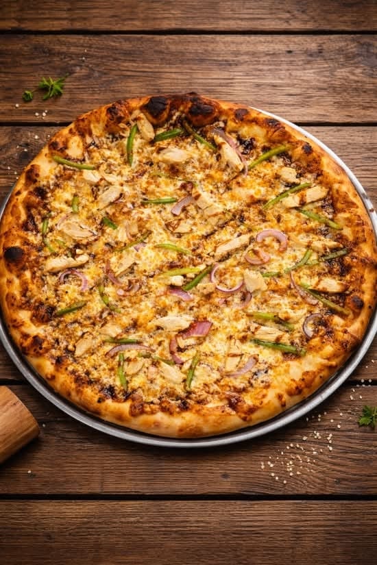 XL Jerk Pizza.