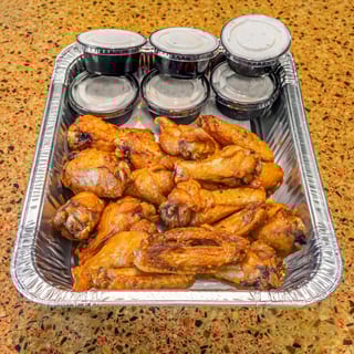 50 Jumbo Bone-In Wings (Serves 15)