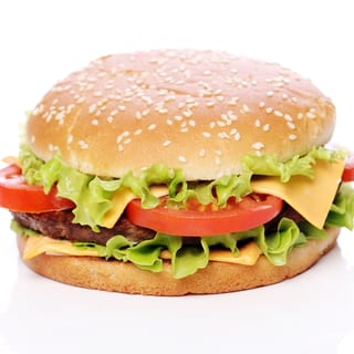 Classic Cheese Burger & Fries